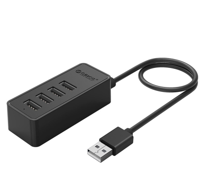Hub USB Orico USB-A - 4x USB-A 2.0 30cm - czarny